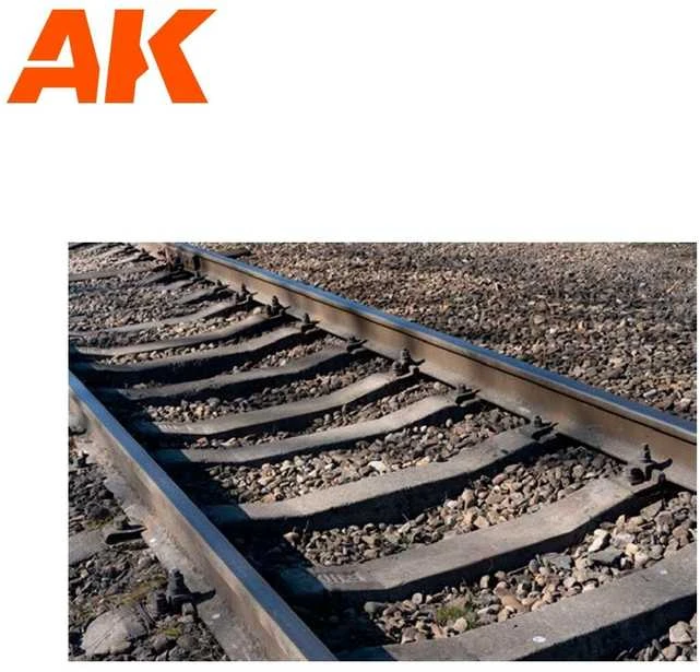 AK Interactive smulkus geležinkelio balastas 1/72 ir H0 maketams