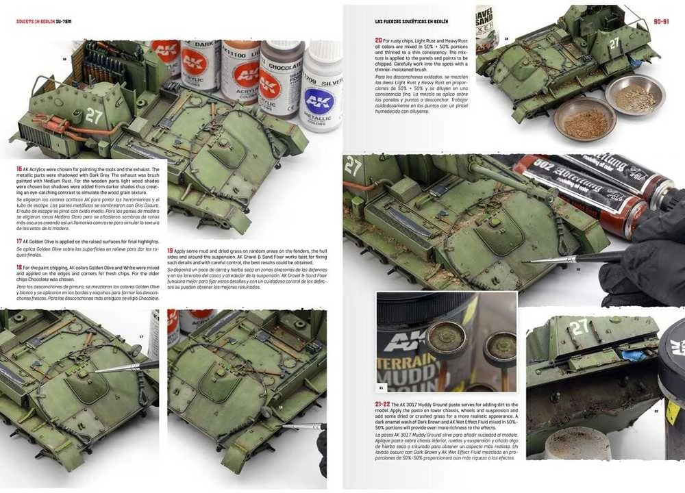AK Interactive „Sovietai Berlyne“ dioramų knyga (anglų / ispanų)