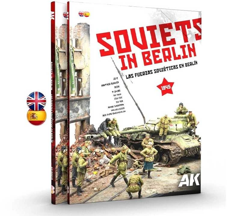 AK Interactive „Sovietai Berlyne“ dioramų knyga (anglų / ispanų)