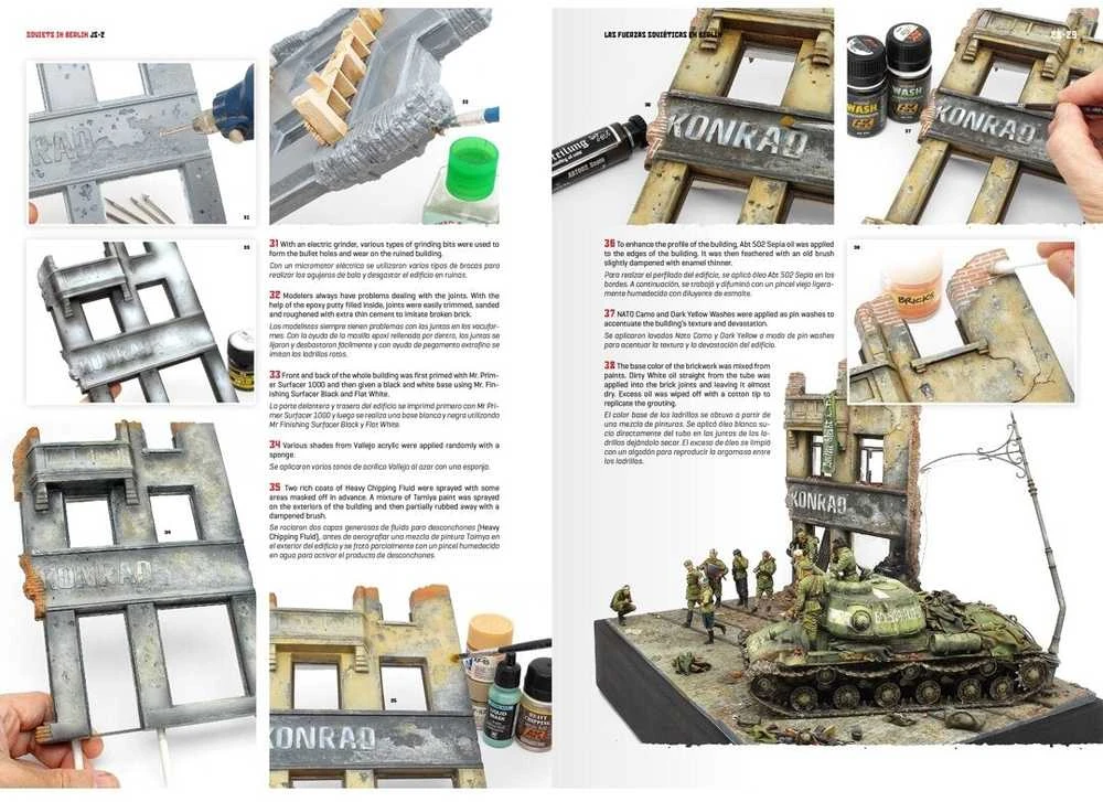 AK Interactive „Sovietai Berlyne“ dioramų knyga (anglų / ispanų)