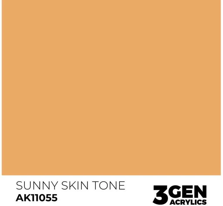 AK Interactive Sunny Skin Tone akriliniai dažai 17ml (3rd Gen)