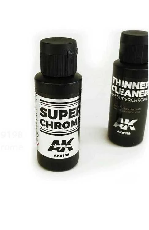 AK Interactive Super Chrome chromo efektą suteikiantys dažai 60 ml
