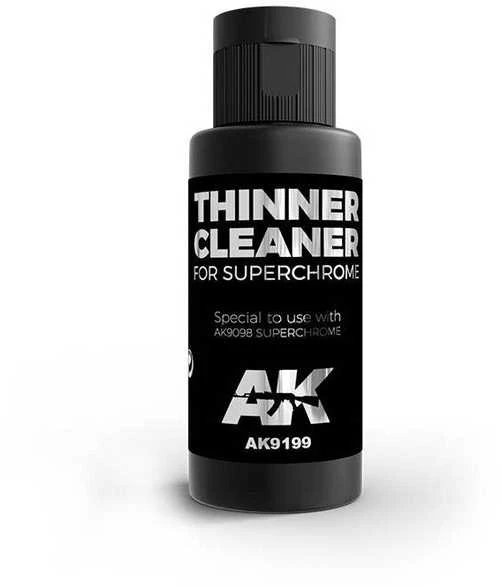 AK Interactive Super Chrome skiediklis ir valiklis chromo dažams, 60 ml