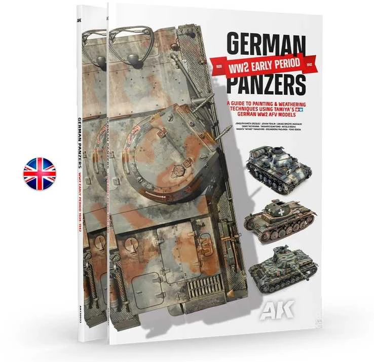 AK Interactive: Tamiya vokiečių tankų dažymo gidas 1939–1942