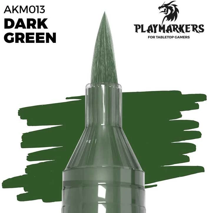 AK Interactive tamsiai žalias akrilinis žymeklis Playmarker AKM013
