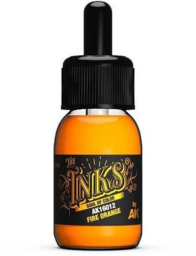 AK Interactive The Inks akrilinių dažų rinkinys Radiance & Fire, 3x30 ml