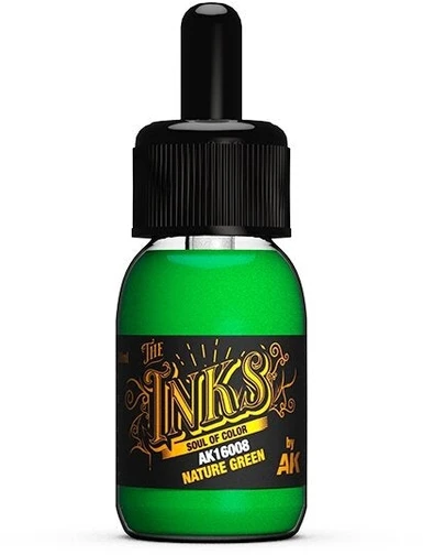 AK Interactive The Inks rašalų rinkinys Nature Colors 3×30 ml AK16025