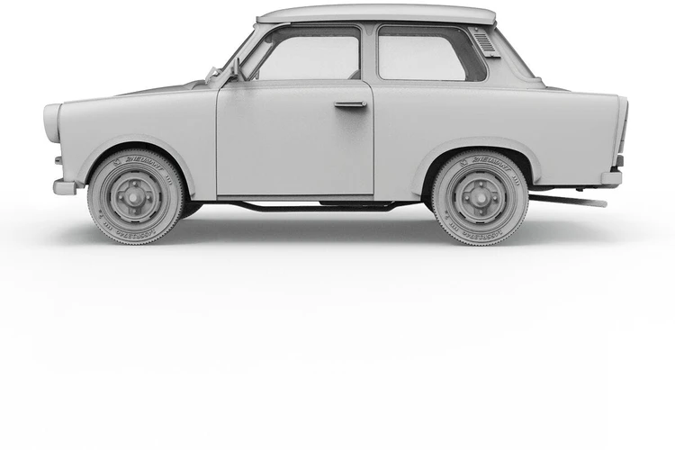 Ak Interactive Trabant 601S Rallye plastikinis modelis 1/35 automobilių entuziastams