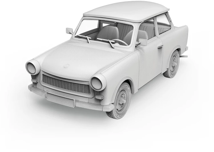 Ak Interactive Trabant 601S Rallye plastikinis modelis 1/35 automobilių entuziastams