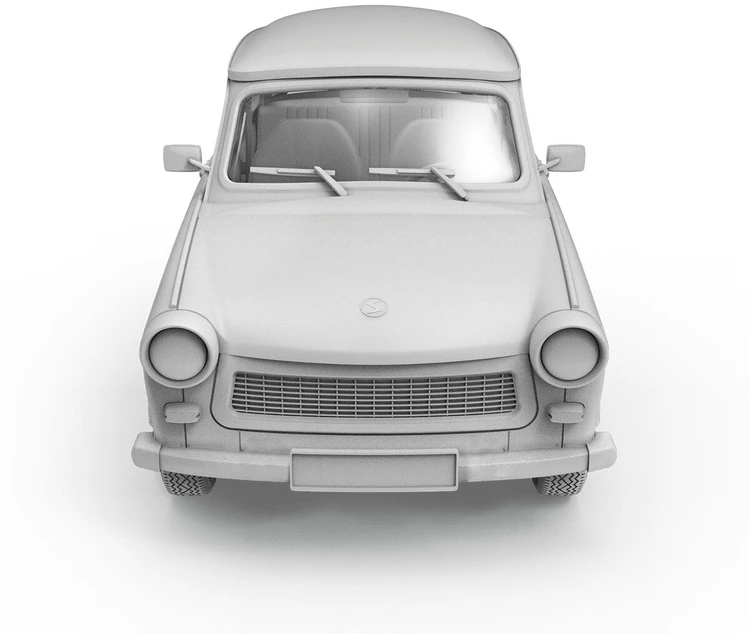 Ak Interactive Trabant 601S Rallye plastikinis modelis 1/35 automobilių entuziastams
