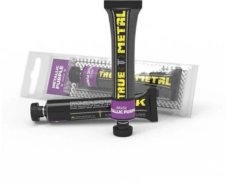 AK Interactive True Metal vaško dažai Metallic Violetinė AK452