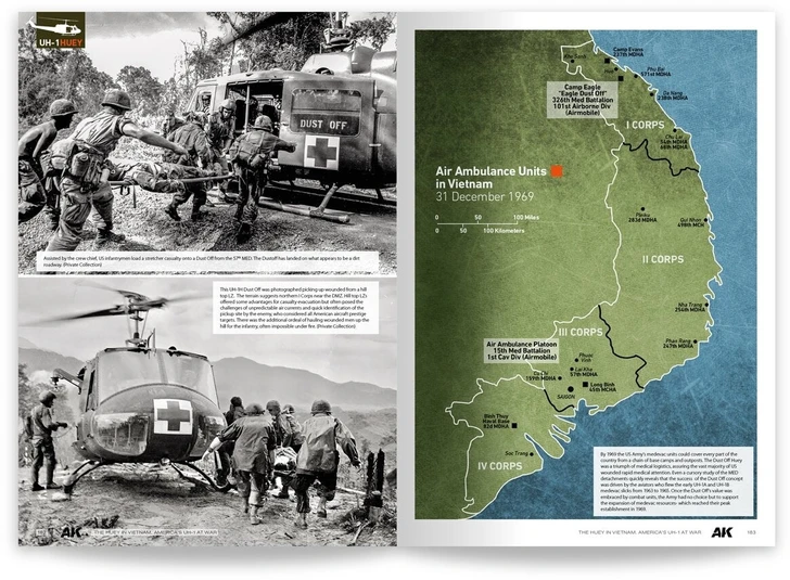 Ak Interactive UH-1 Huey Vietnamo kare – istorijos knyga, kietas viršelis, 360 p.
