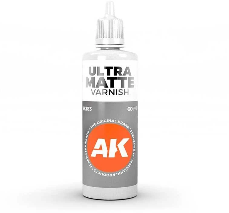 AK Interactive Ultra Matte ultramatinis akrilinis lakas, 60 ml