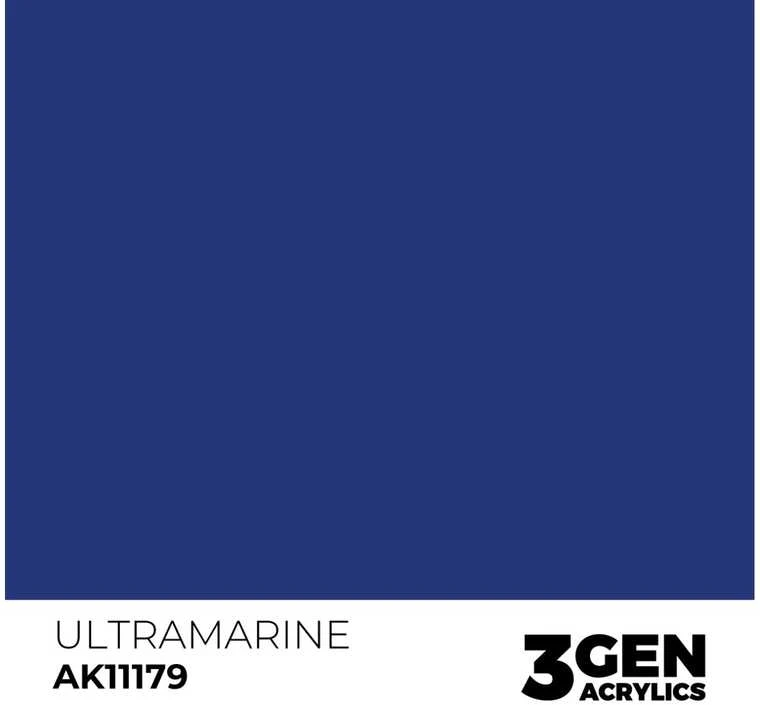AK Interactive Ultramarine 3rd Gen akriliniai dažai 17 ml AK11179