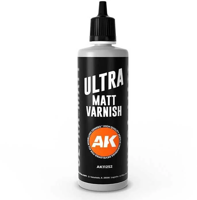 AK Interactive ultramatinis lakas ULTRA Matinis VARNISH 100 ml