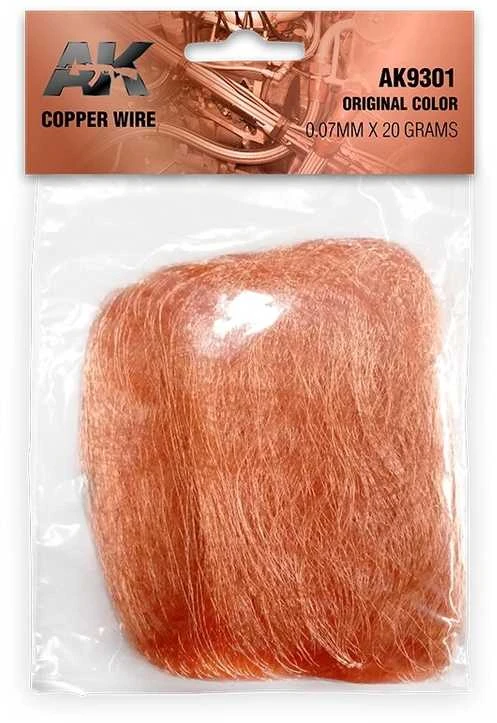 AK Interactive varinė viela 0,07 mm, 20 g ritė