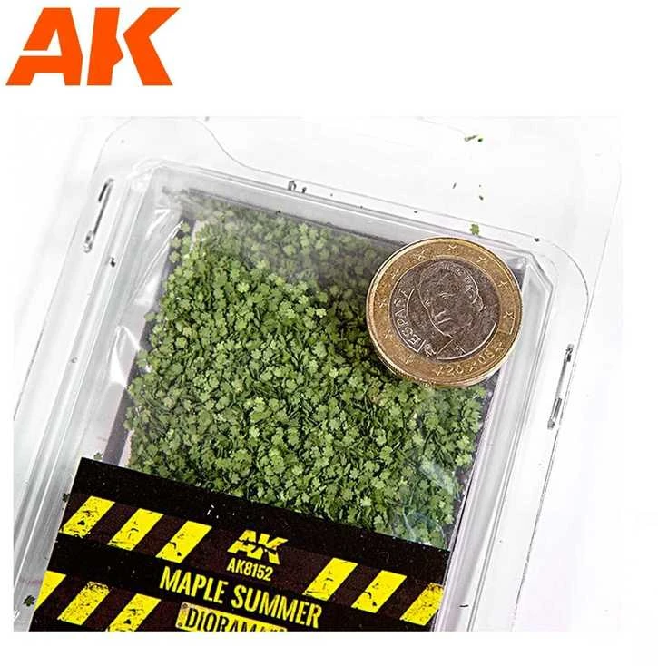 AK Interactive vasaros klevo lapai 28mm / 1:72 dioramoms, 7 g