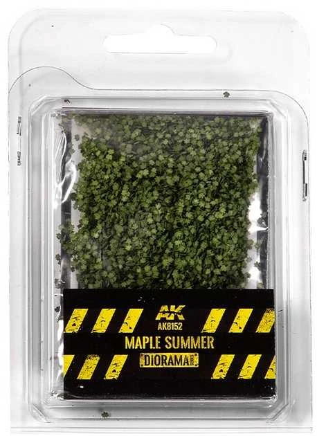 AK Interactive vasaros klevo lapai 28mm / 1:72 dioramoms, 7 g