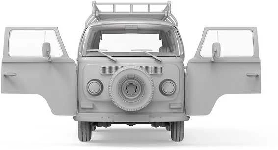 AK Interactive Volkswagen T2 1967 mikroautobusas 1/35 modelis