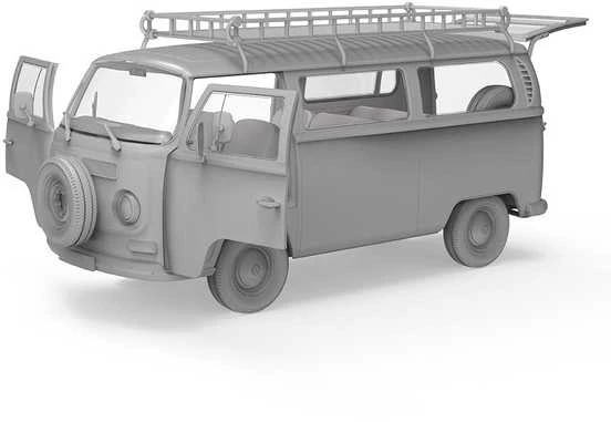 AK Interactive Volkswagen T2 1967 mikroautobusas 1/35 modelis