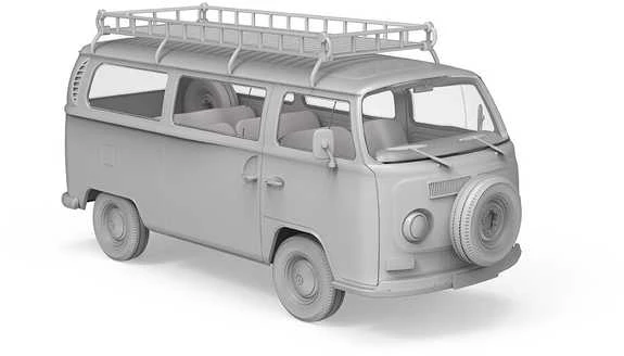 AK Interactive Volkswagen T2 1967 mikroautobusas 1/35 modelis