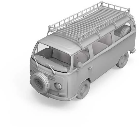 AK Interactive Volkswagen T2 1967 mikroautobusas 1/35 modelis