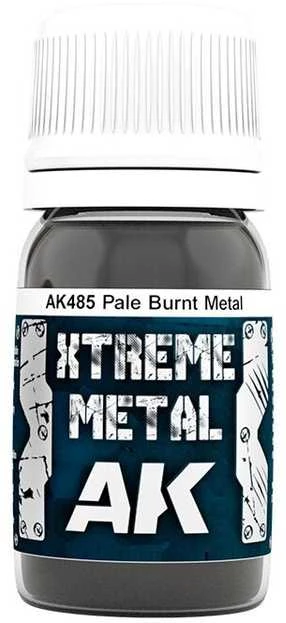AK Interactive Xtreme Metal emaliniai dažai Pale Burnt Metal 30ml