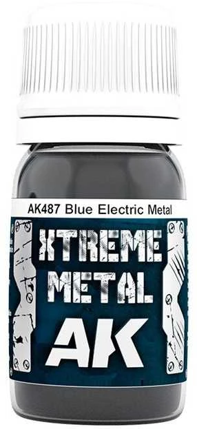 AK Interactive Xtreme Metal Metallic Mėlyna emaliniai metaliniai dažai 30ml