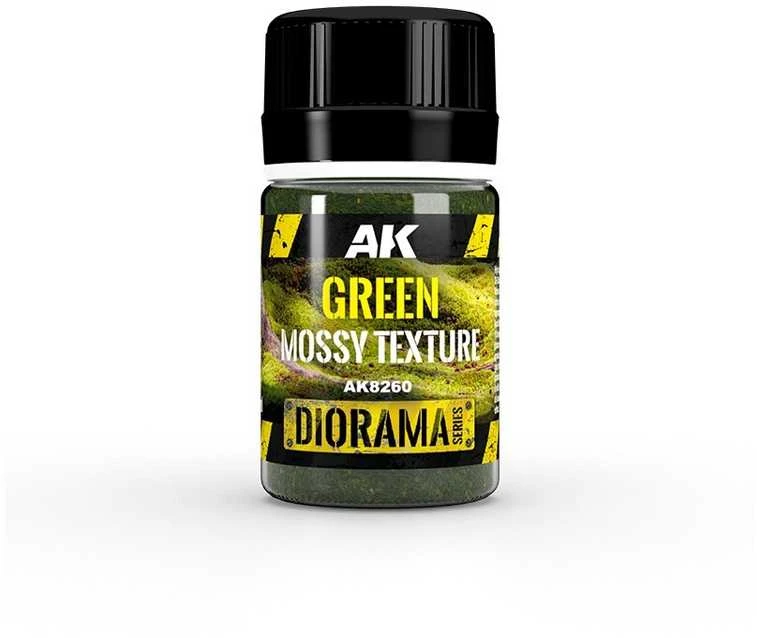 AK Interactive žalia samanų tekstūra dioramoms ir maketams AK8260