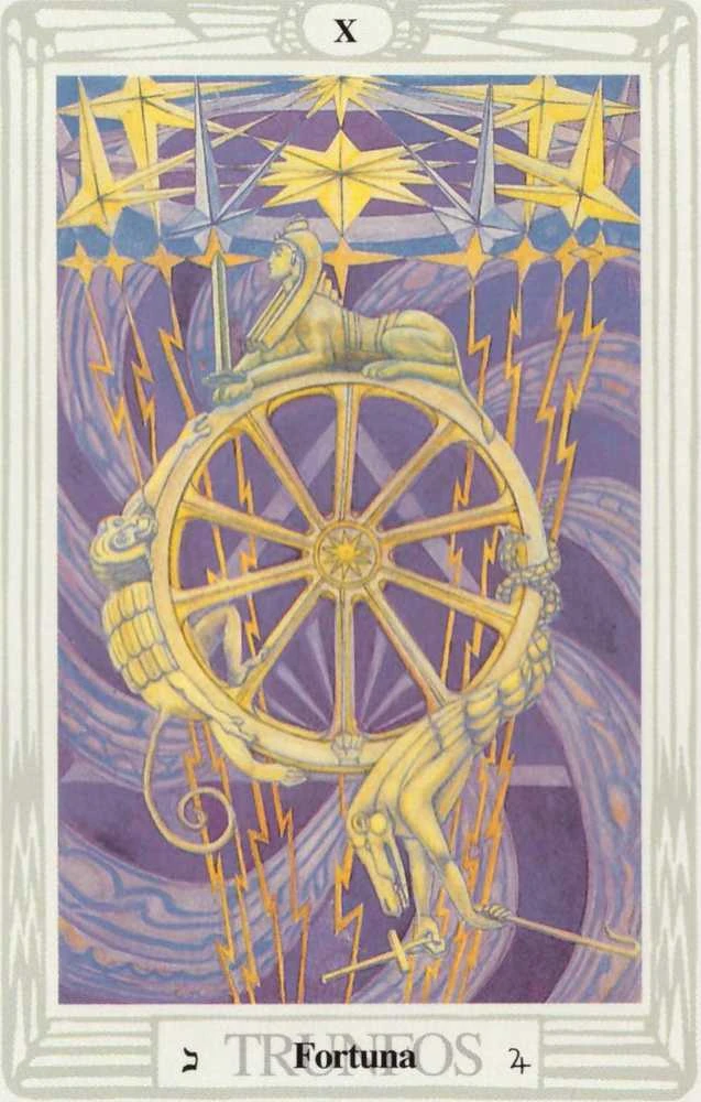 AGM Taroto Kortų Rinkinys - Aleister Crowley Thoth 78 Kortų 7.3 x 11.3 cm Pagaminta Belgijoje