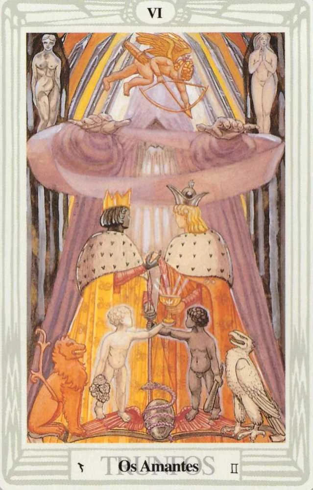 AGM Taroto Kortų Rinkinys - Aleister Crowley Thoth 78 Kortų 7.3 x 11.3 cm Pagaminta Belgijoje