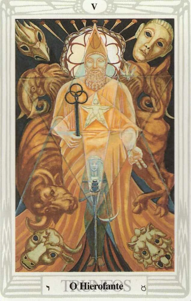 AGM Taroto Kortų Rinkinys - Aleister Crowley Thoth 78 Kortų 7.3 x 11.3 cm Pagaminta Belgijoje