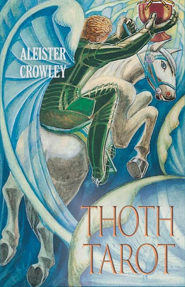 AGM Taroto Kortų Rinkinys - Aleister Crowley Thoth 78 Kortų 7.3 x 11.3 cm Pagaminta Belgijoje