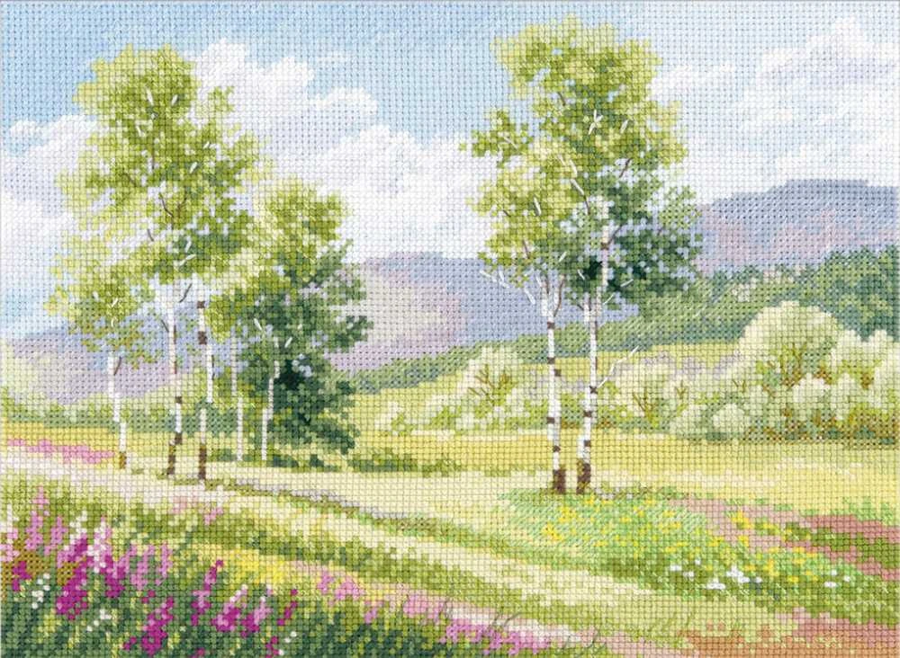 Alisa Beldizart Kryželio siuvinėjimo rinkinys "Gimtosios erdvės. Beržai" S3-35