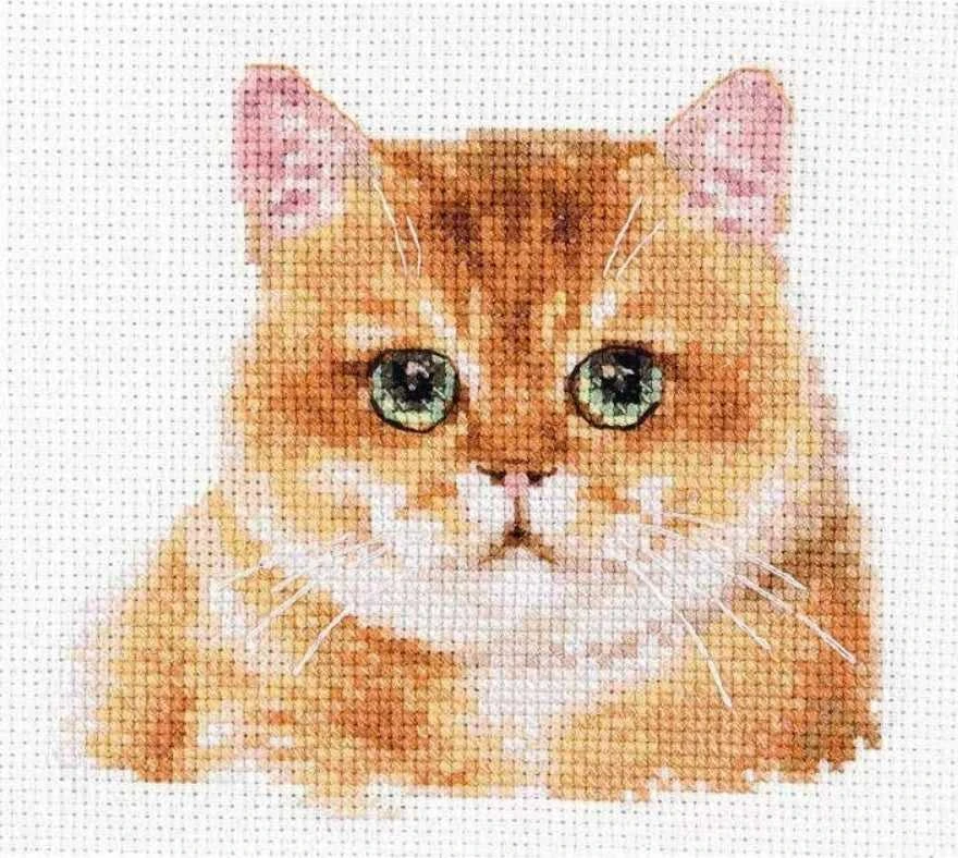 Alisa Beldizart Kryželiu siuvinėjimo rinkinys "Teddy Cat" S1-36
