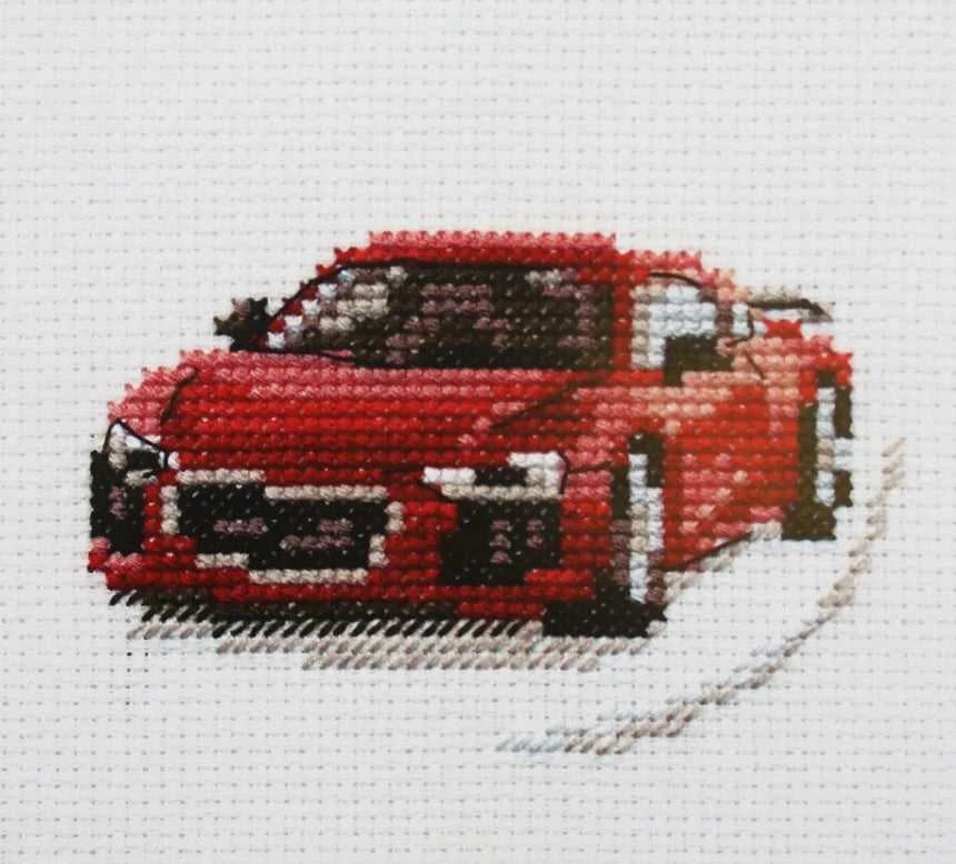Alisa Beldizart Raudonas sportinis automobilis S0-157