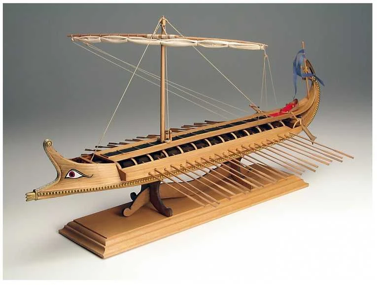 Amati Graikų birema – medinis laivo modelio rinkinys 1:35, 55,9 cm