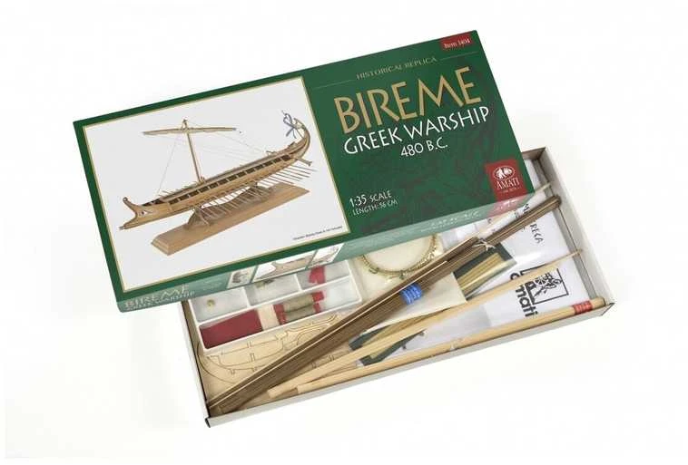 Amati Graikų birema – medinis laivo modelio rinkinys 1:35, 55,9 cm