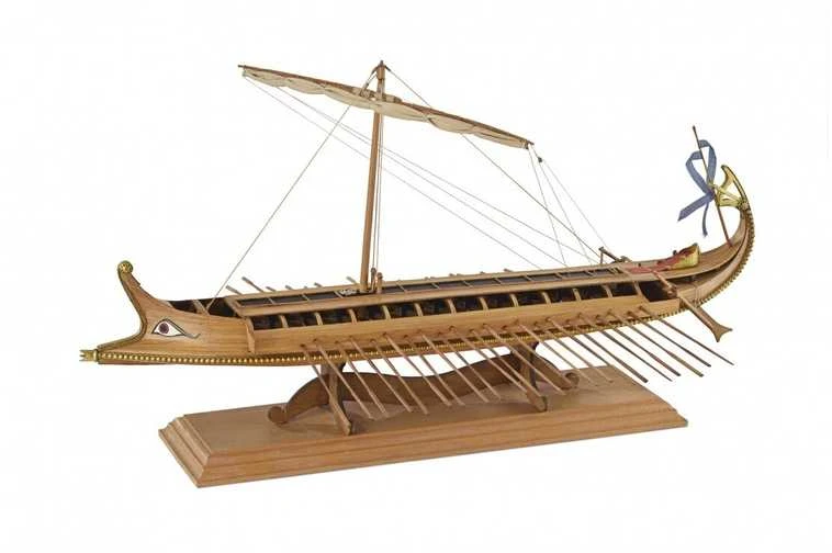 Amati Graikų birema – medinis laivo modelio rinkinys 1:35, 55,9 cm
