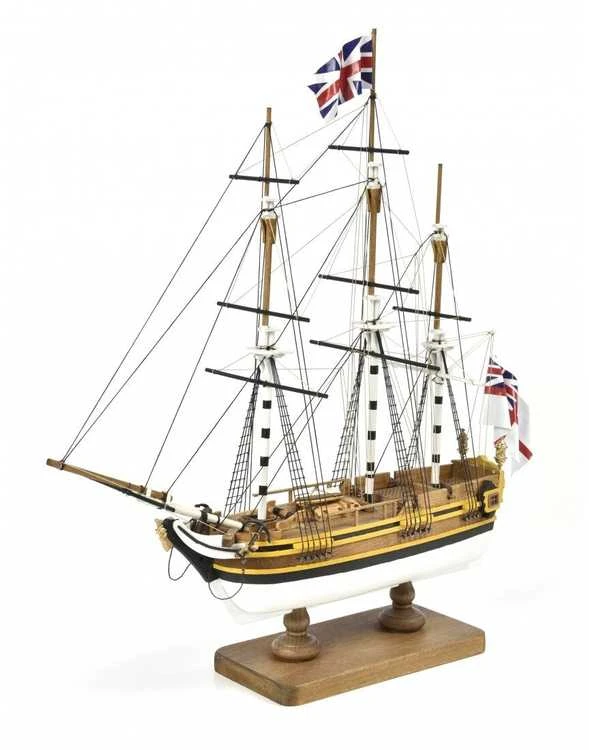 Amati H.M.S. Bounty medinio laivo rinkinys 1/135 – Pirmas žingsnis
