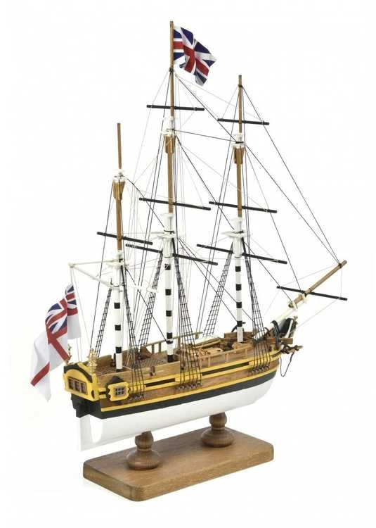 Amati H.M.S. Bounty medinio laivo rinkinys 1/135 – Pirmas žingsnis