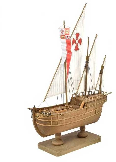 Amati Nina karavelė – medinis laivo rinkinys 1:135, pradedantiesiems