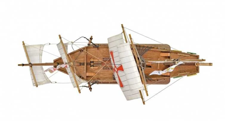Amati Santa Maria medinis laivo modelio rinkinys 1:100, Pirmas žingsnis