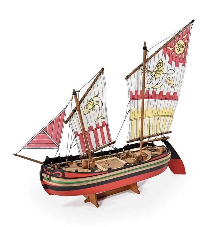 Amati Trabaccolo medinis laivo modelio rinkinys, 35 cm (B1562)