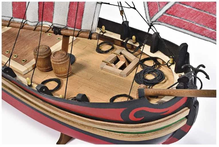 Amati Trabaccolo medinis laivo modelio rinkinys, 35 cm (B1562)