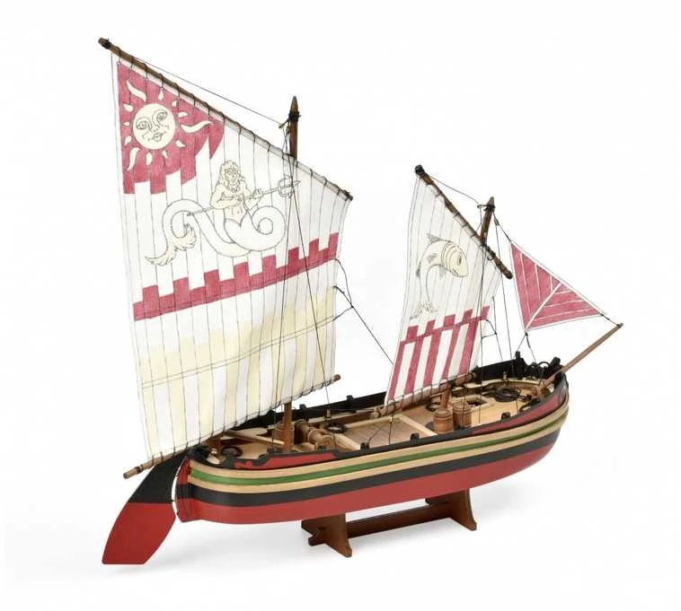 Amati Trabaccolo medinis laivo modelio rinkinys, 35 cm (B1562)