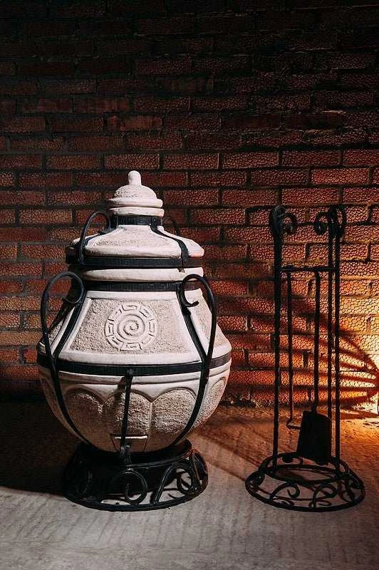 Amfora Tandyras ALADDIN I (mažas, su nukeliamu dangčiu)