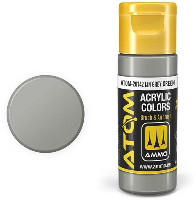 AMMO by MIG Jimenez AMMO by MIG ATOM akriliniai dažai IJA Pilkas Žalias, 20 ml (20142)