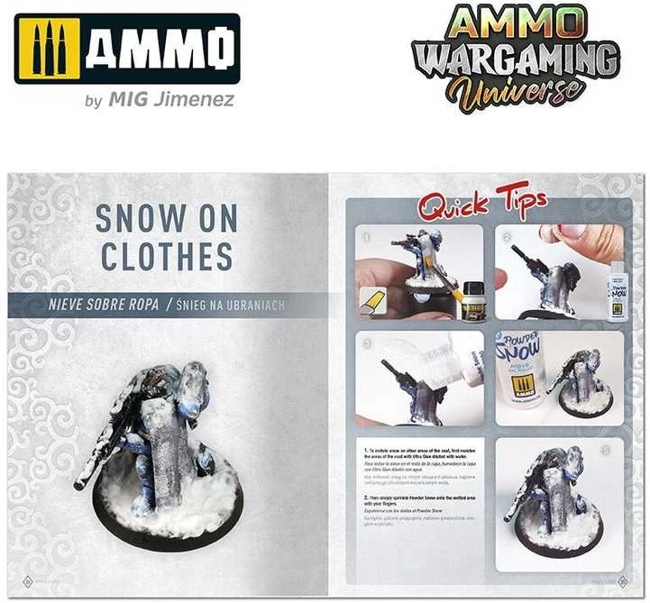 AMMO by MIG Jimenez AMMO by MIG Knyga Nr.05 Frozen Wastelands – Sniego efektai dioramoms (6924)