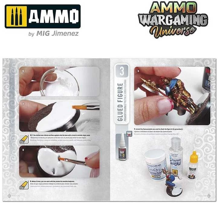 AMMO by MIG Jimenez AMMO by MIG Knyga Nr.05 Frozen Wastelands – Sniego efektai dioramoms (6924)